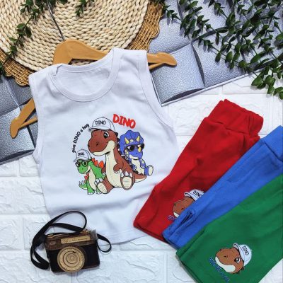 تاپ و شلوارک اسپرت dino2